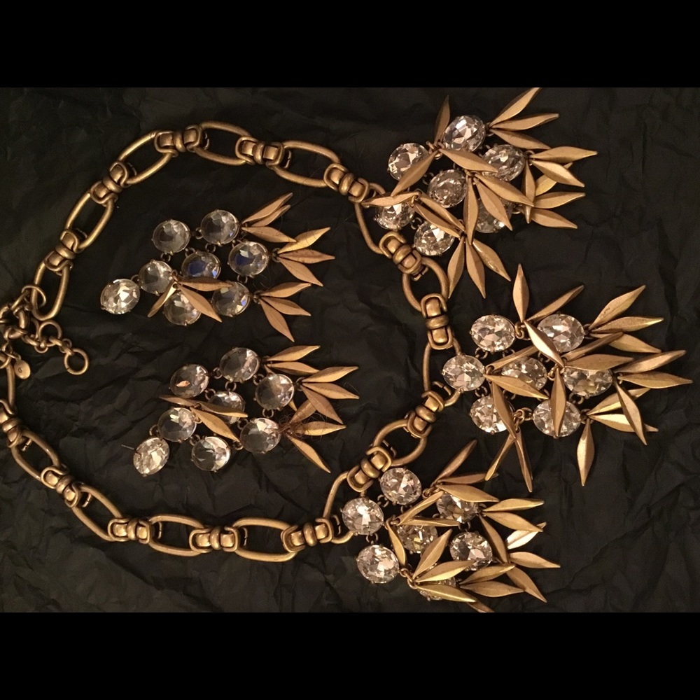 J crew statement jewelry set